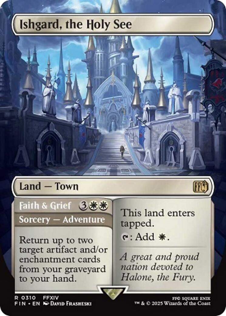 Image for Ishgard, the Holy See (Borderless) (310) (FIN) - Magic: The Gathering