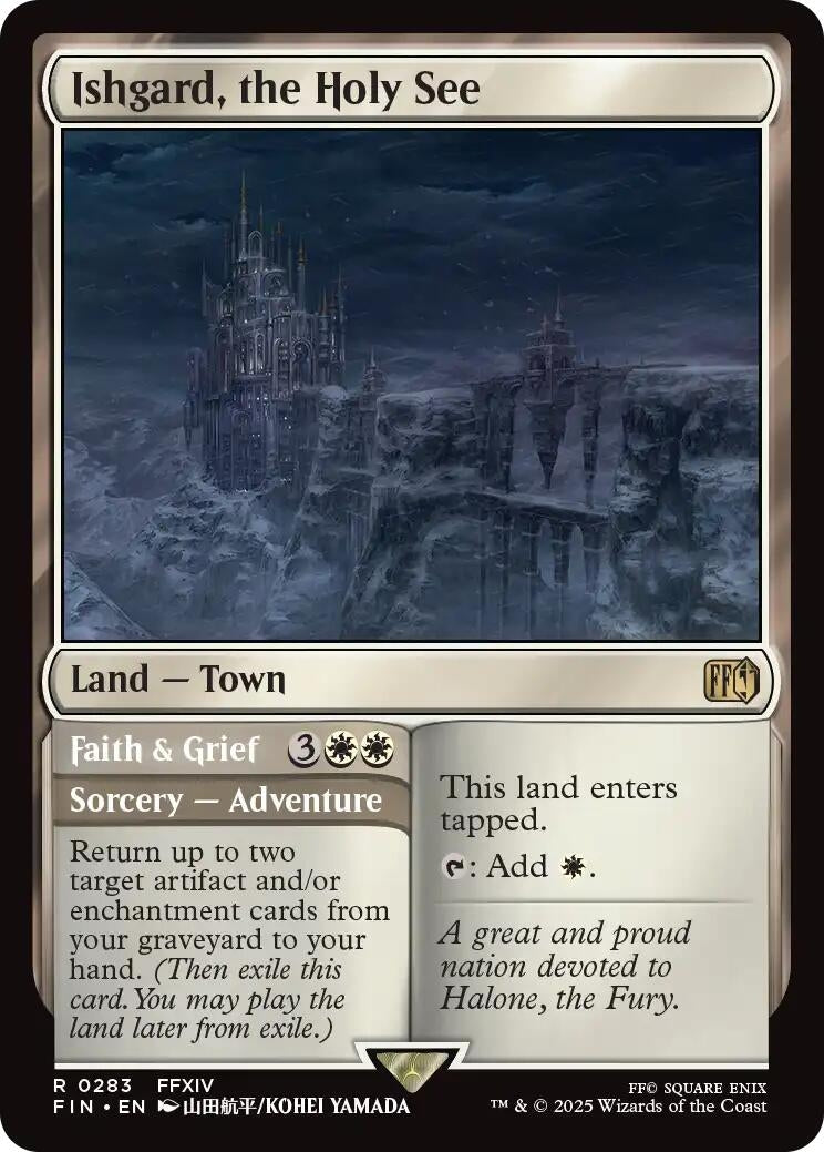 Image for Ishgard, the Holy See (283) (FIN) - Magic: The Gathering