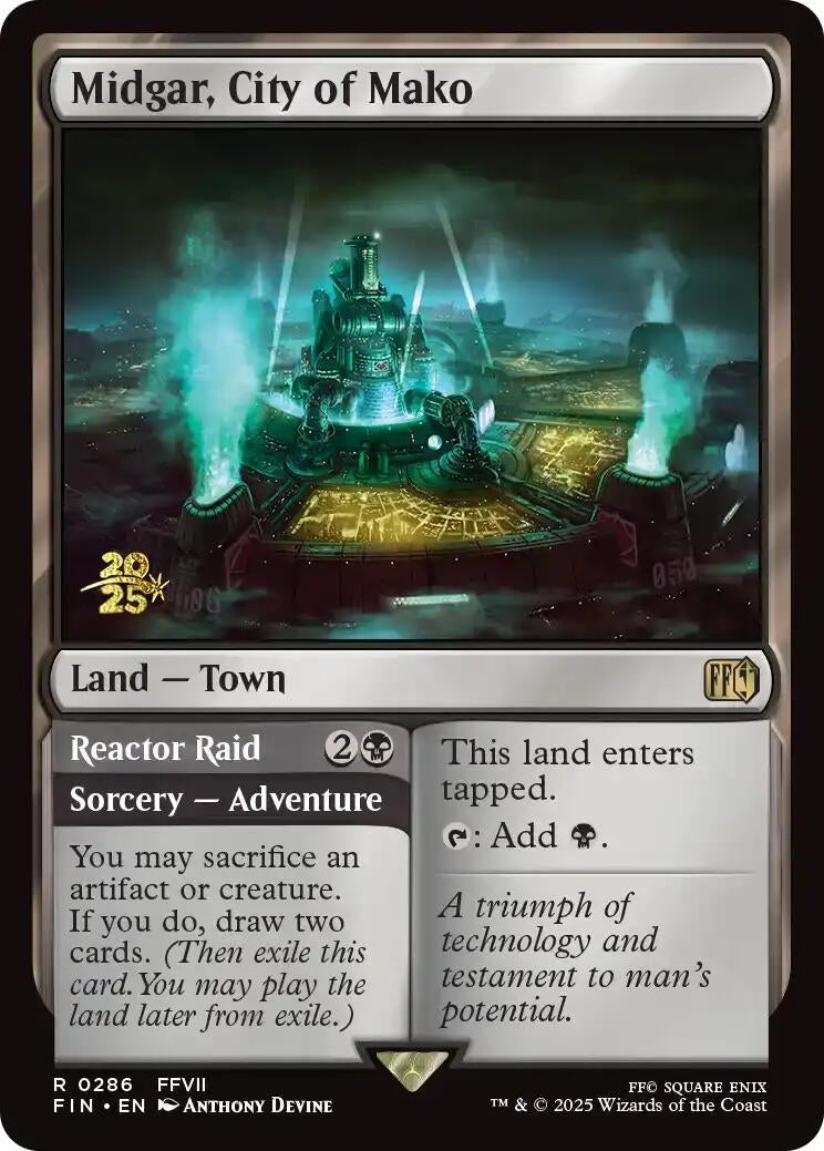 Image for Midgar, City of Mako (286) (Prerelease Cards) (PRE) - Magic: The Gathering