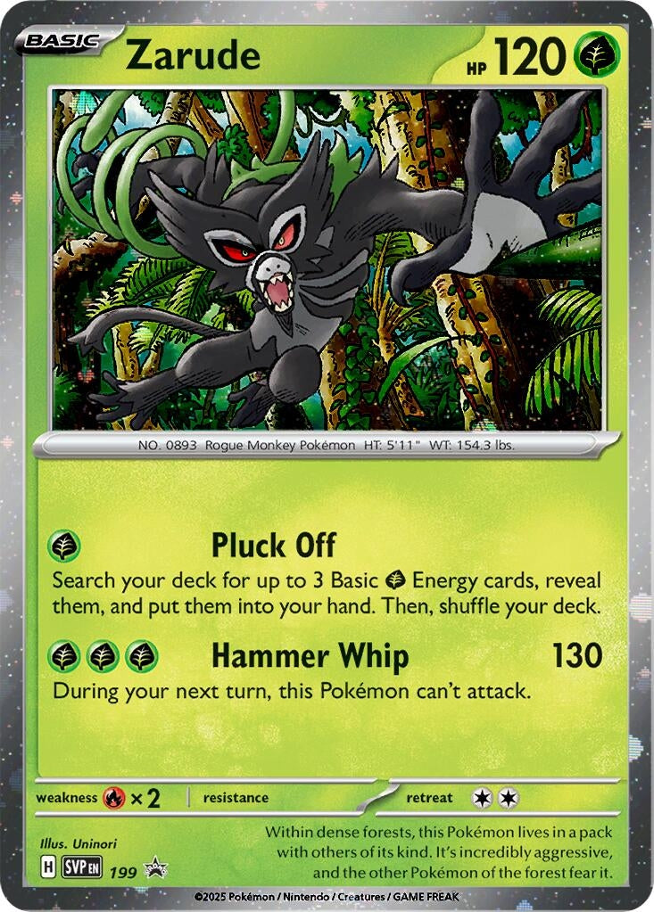 Image for Zarude - 199 (Cosmos Holo) (199) (SV: Scarlet & Violet Promo Cards) - Pokemon