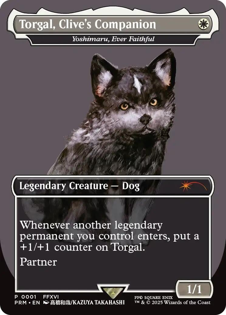 Image for Torgal, Clive's Companion - Yoshimaru, Ever Faithful (MagicCon: Las Vegas 2025) (1) (MagicFest Cards) (MFP) - Magic: The Gathering
