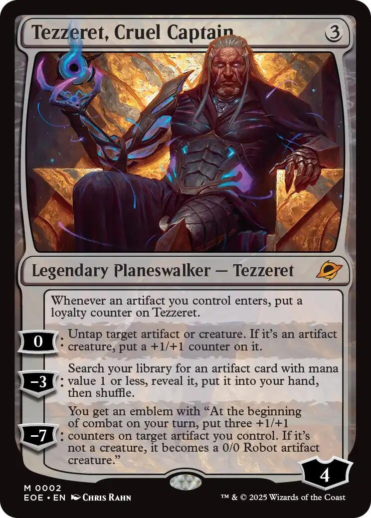 Image for Tezzeret, Cruel Captain (2) (EOE) - Magic: The Gathering