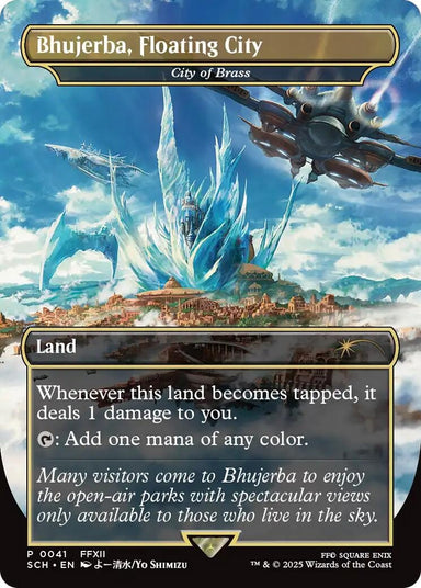 Image for Bhujerba, Floating City - City of Brass (41) (Game Day & Store Championship Promos) - Magic: The Gathering
