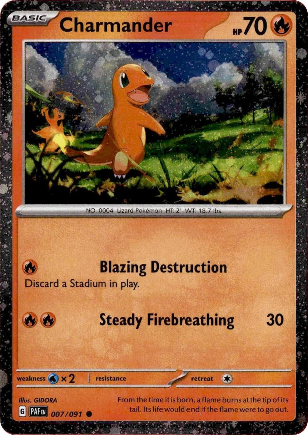 Charmander - 007/091 (Cosmos Holo) (007/091) (Miscellaneous Cards & Products)