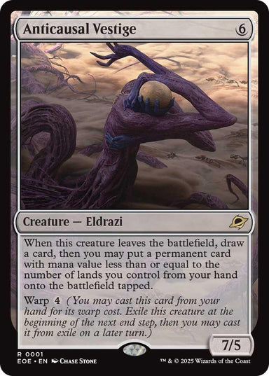 Image for Anticausal Vestige (1) (EOE) - Magic: The Gathering