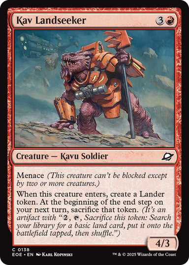 Image for Kav Landseeker (138) (EOE) - Magic: The Gathering