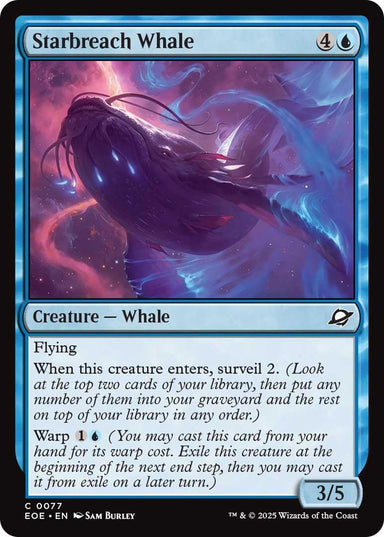 Image for Starbreach Whale (77) (EOE) - Magic: The Gathering
