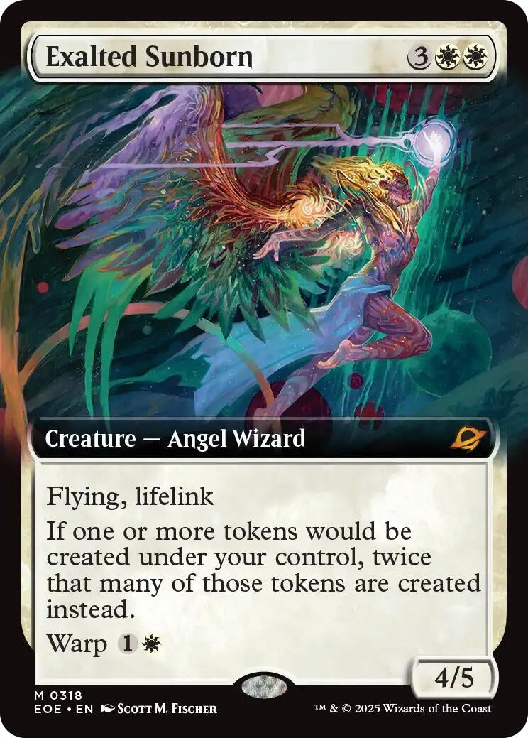 Image for Exalted Sunborn (Extended Art) (318) (EOE) - Magic: The Gathering
