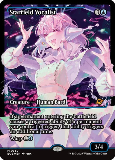 Image for Starfield Vocalist (Showcase) (359) (Edge of Eternities) (EOE) - Magic: The Gathering