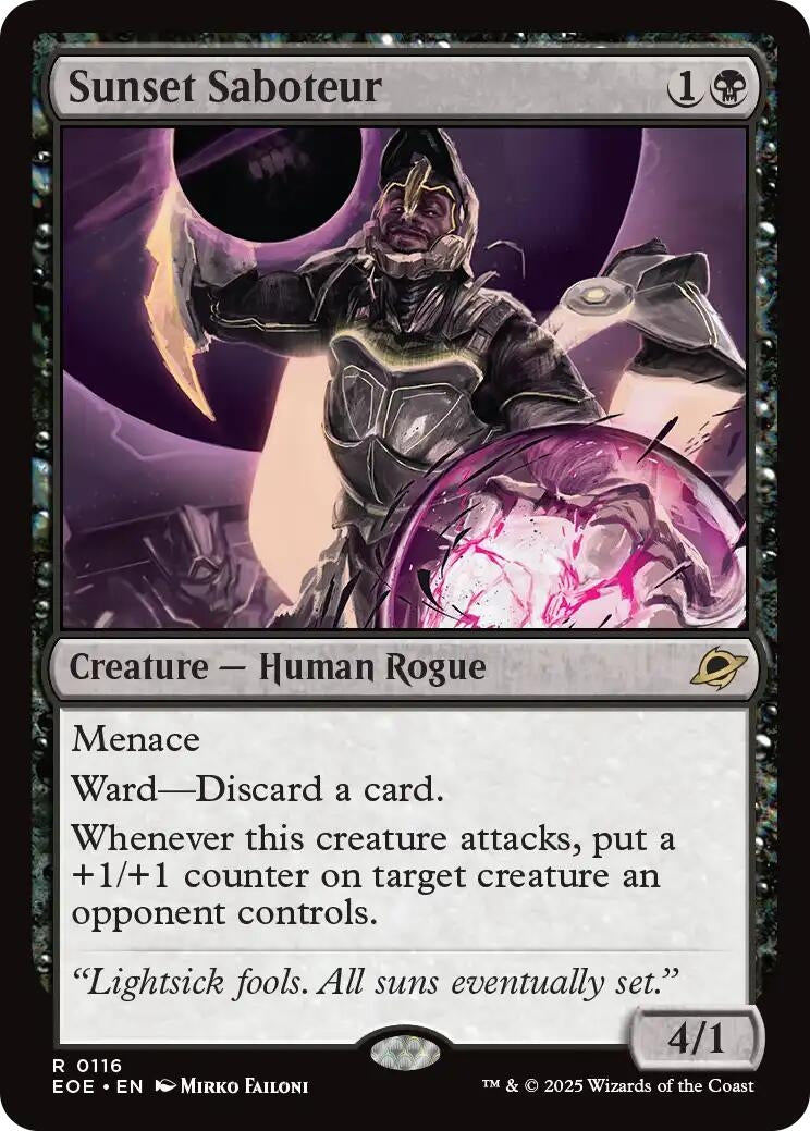 Image for Sunset Saboteur (116) (EOE) - Magic: The Gathering