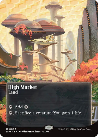 Image for High Market (0063) (Borderless) (63) (EOS) - Magic: The Gathering