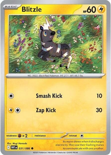 Image for Blitzle (031/086) (WHT) - Pokemon