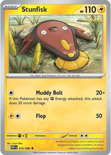 Image for Stunfisk (035/086) (WHT) - Pokemon