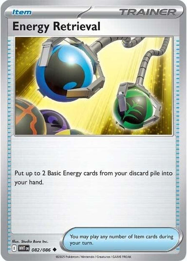 Image for Energy Retrieval (082/086) (WHT) - Pokemon