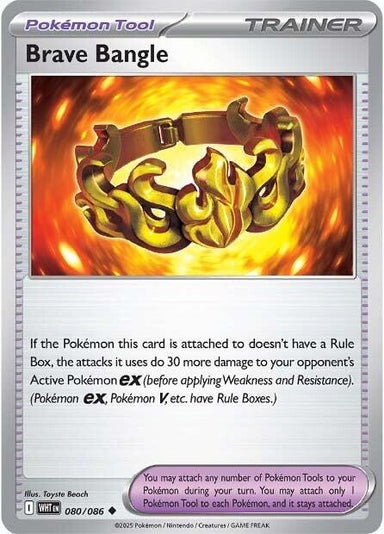 Image for Brave Bangle (080/086) (WHT) - Pokemon