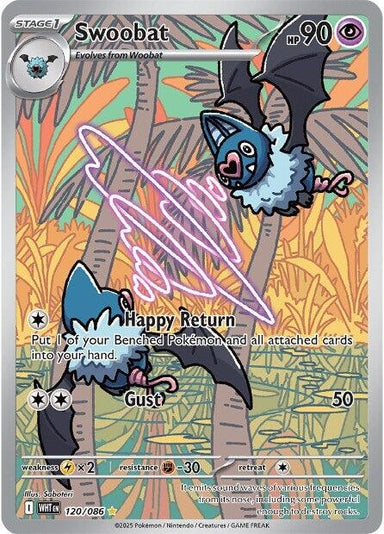 Image for Swoobat (120/086) (WHT) - Pokemon