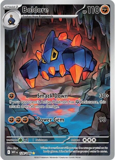 Image for Boldore (128/086) (WHT) - Pokemon