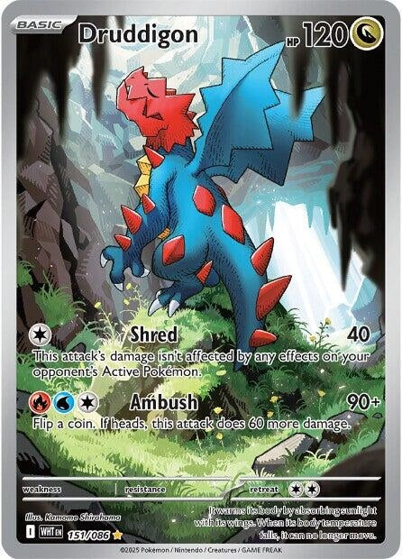 Image for Druddigon (151/086) (WHT) - Pokemon