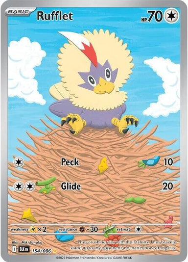 Image for Rufflet (154/086) (BLK) - Pokemon
