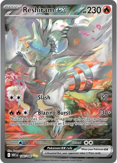 Image for Reshiram ex (166/086) (WHT) - Pokemon