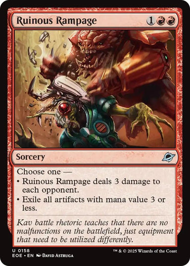Image for Ruinous Rampage (158) (EOE) - Magic: The Gathering