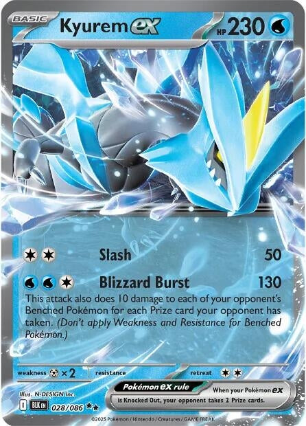 Image for Kyurem ex (028/086) (BLK) - Pokemon