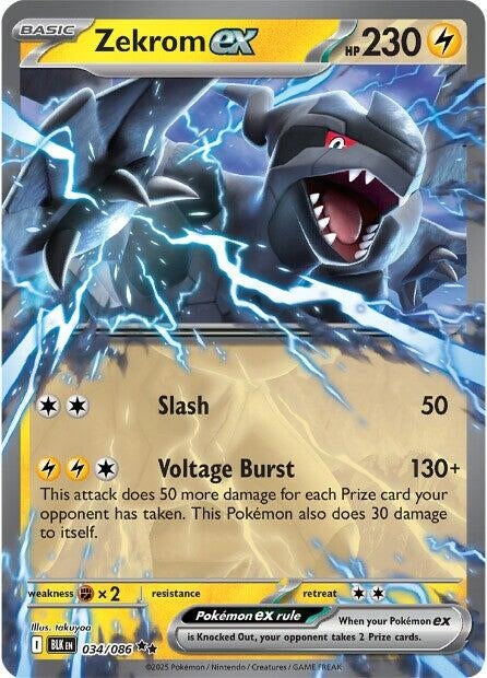Image for Zekrom ex (034/086) (BLK) - Pokemon