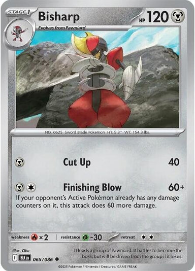 Image for Bisharp (065/086) (BLK) - Pokemon