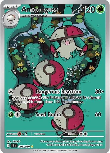 Image for Amoonguss (096/086) (BLK) - Pokemon
