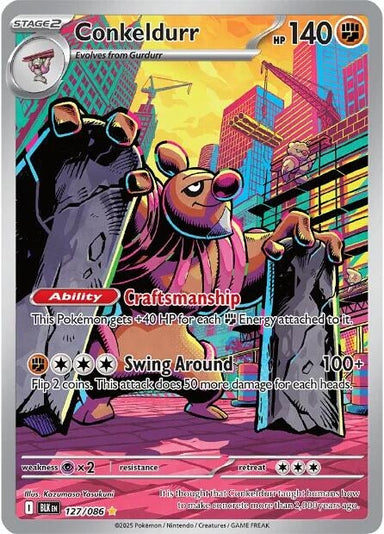 Image for Conkeldurr (127/086) (BLK) - Pokemon