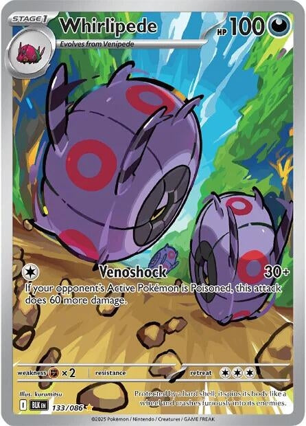 Image for Whirlipede (133/086) (BLK) - Pokemon