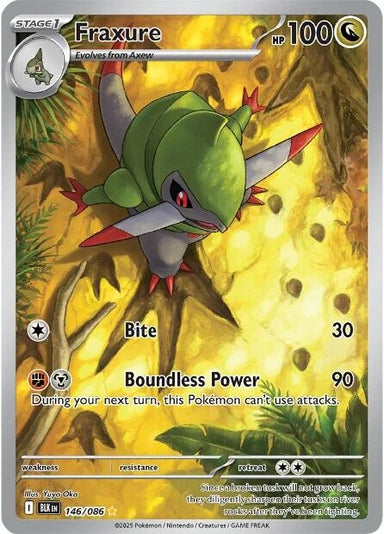 Image for Fraxure (146/086) (BLK) - Pokemon