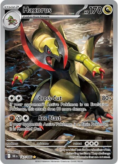Image for Haxorus (147/086) (BLK) - Pokemon