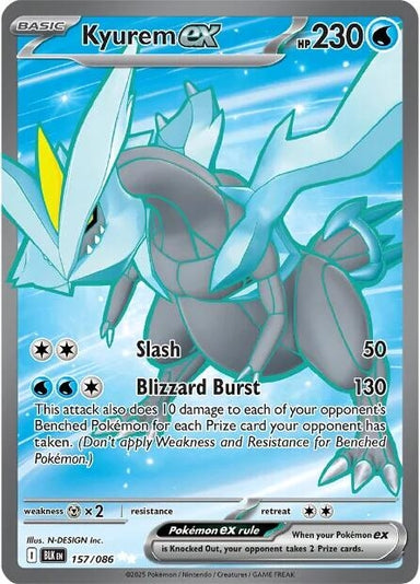 Image for Kyurem ex (157/086) (BLK) - Pokemon