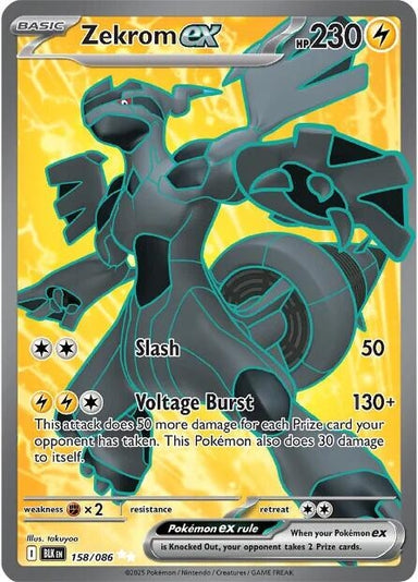 Image for Zekrom ex (158/086) (BLK) - Pokemon