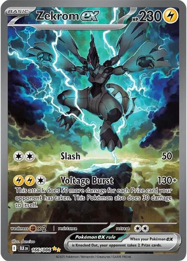 Image for Zekrom ex (166/086) (BLK) - Pokemon