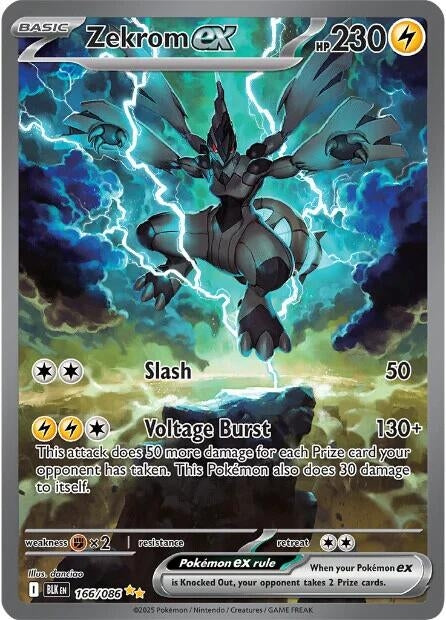 Image for Zekrom ex (166/086) (BLK) - Pokemon