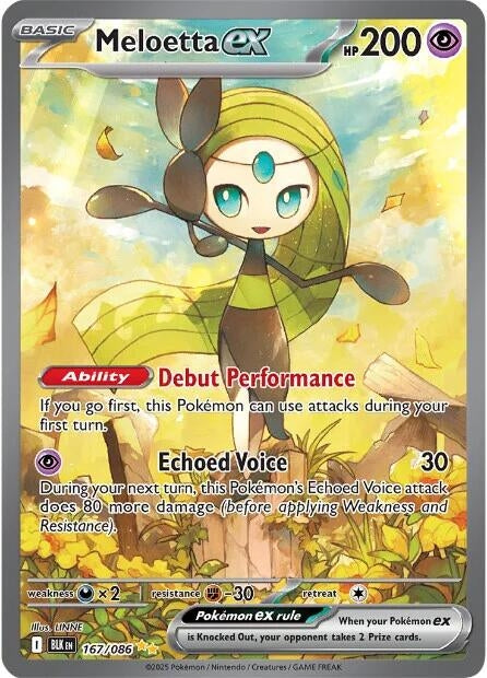 Image for Meloetta ex (167/086) (BLK) - Pokemon
