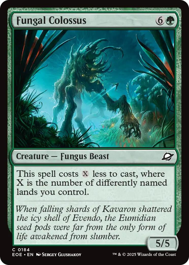 Image for Fungal Colossus (184) (EOE) - Magic: The Gathering