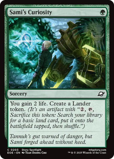 Image for Sami's Curiosity (203) (EOE) - Magic: The Gathering