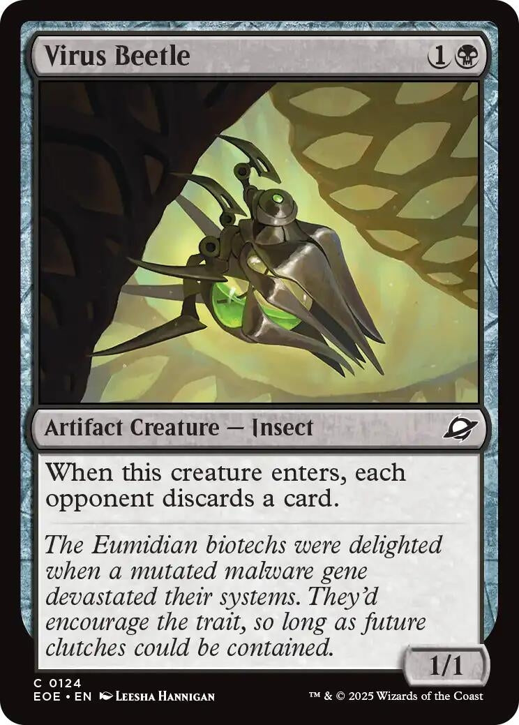 Image for Virus Beetle (124) (EOE) - Magic: The Gathering