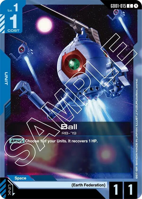 Image for Ball (GD01-015) (Newtype Rising) (GD01) - Gundam Card Game