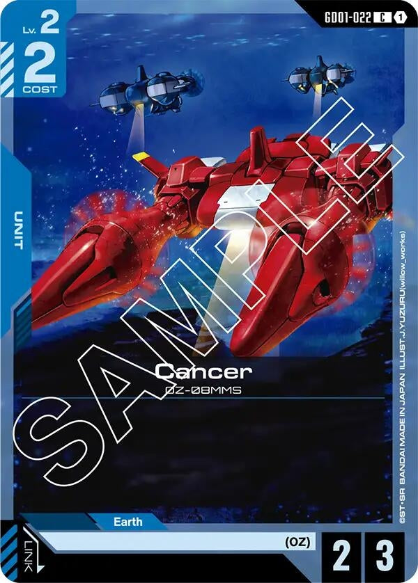 Image for Cancer (GD01-022) (Newtype Rising) (GD01) - Gundam Card Game