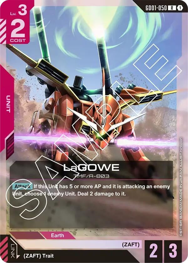 Image for LaGOWE (GD01-050) (Newtype Rising) (GD01) - Gundam Card Game