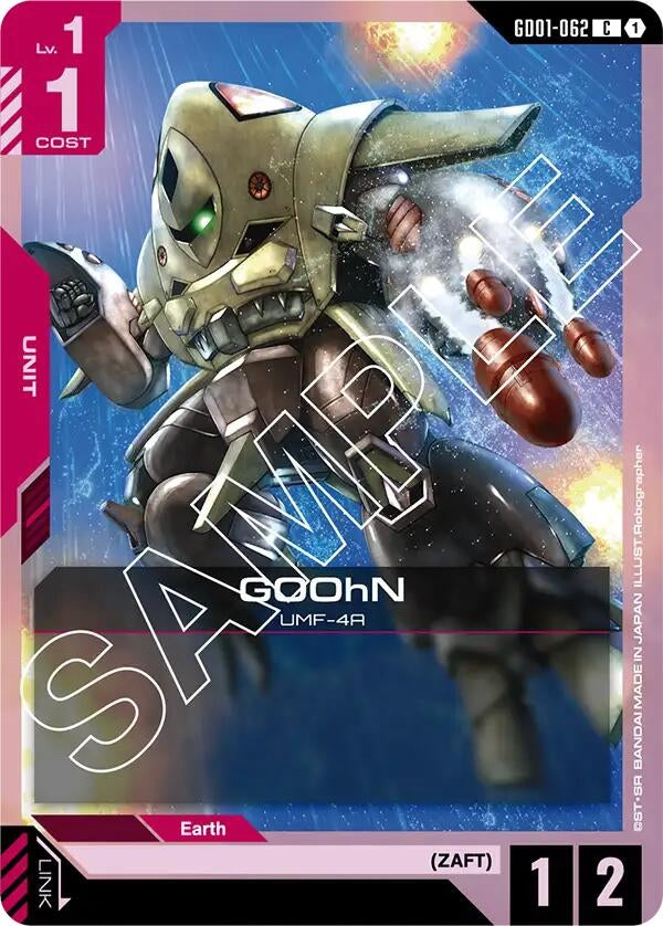 Image for GOOhN (GD01-062) (Newtype Rising) (GD01) - Gundam Card Game