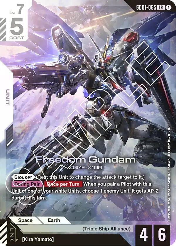 Image for Freedom Gundam (GD01-065) (Newtype Rising) (GD01) - Gundam Card Game