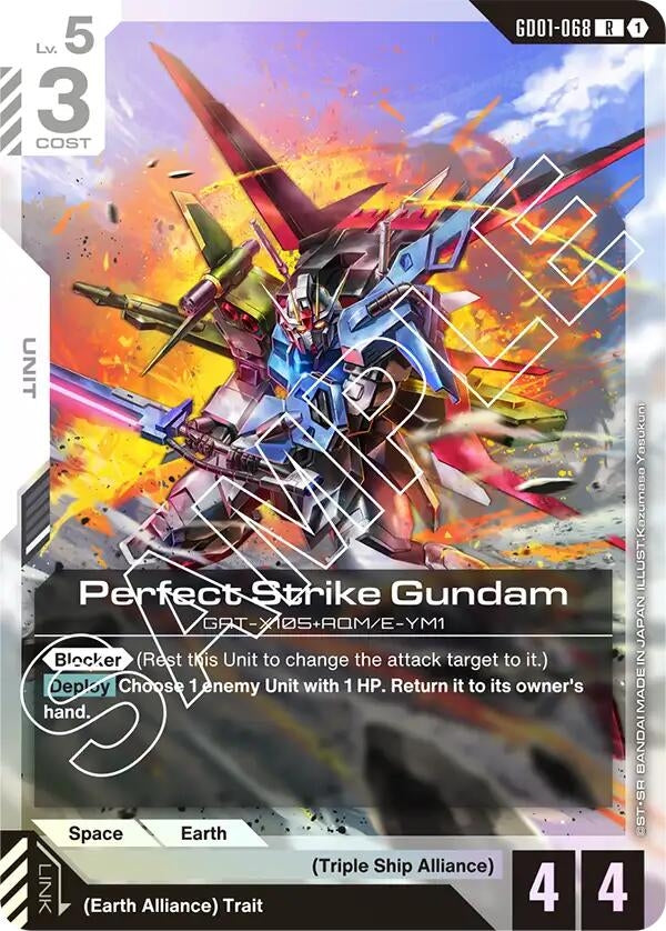 Image for Perfect Strike Gundam (GD01-068) (Newtype Rising) (GD01) - Gundam Card Game