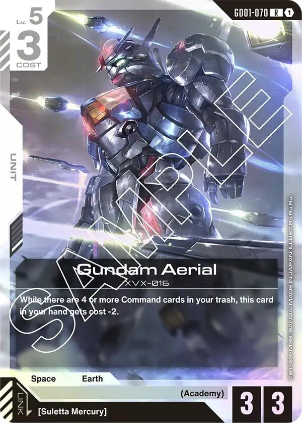 Image for Gundam Aerial (GD01-070) (Newtype Rising) (GD01) - Gundam Card Game