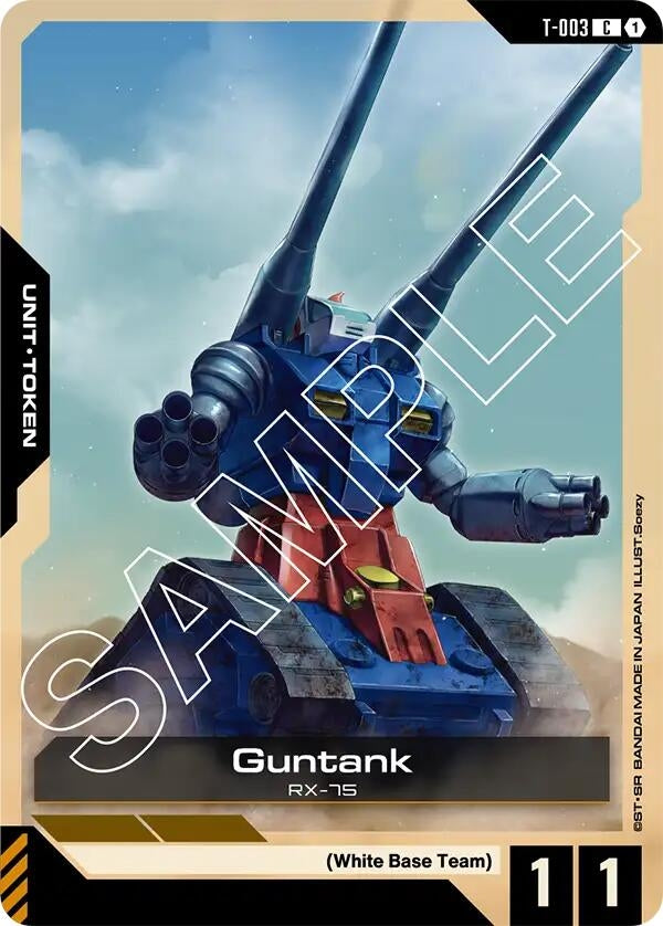 Image for Guntank (T-003) Token (T-003) (Newtype Rising) (GD01) - Gundam Card Game