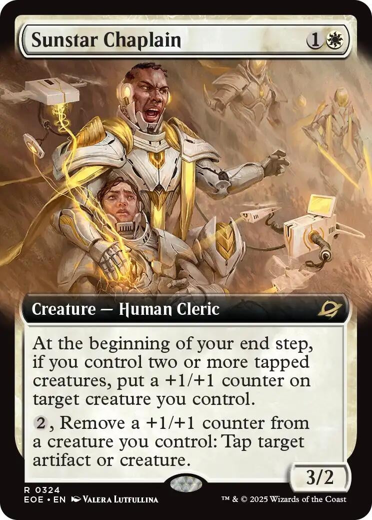 Image for Sunstar Chaplain (Extended Art) (324) (EOE) - Magic: The Gathering